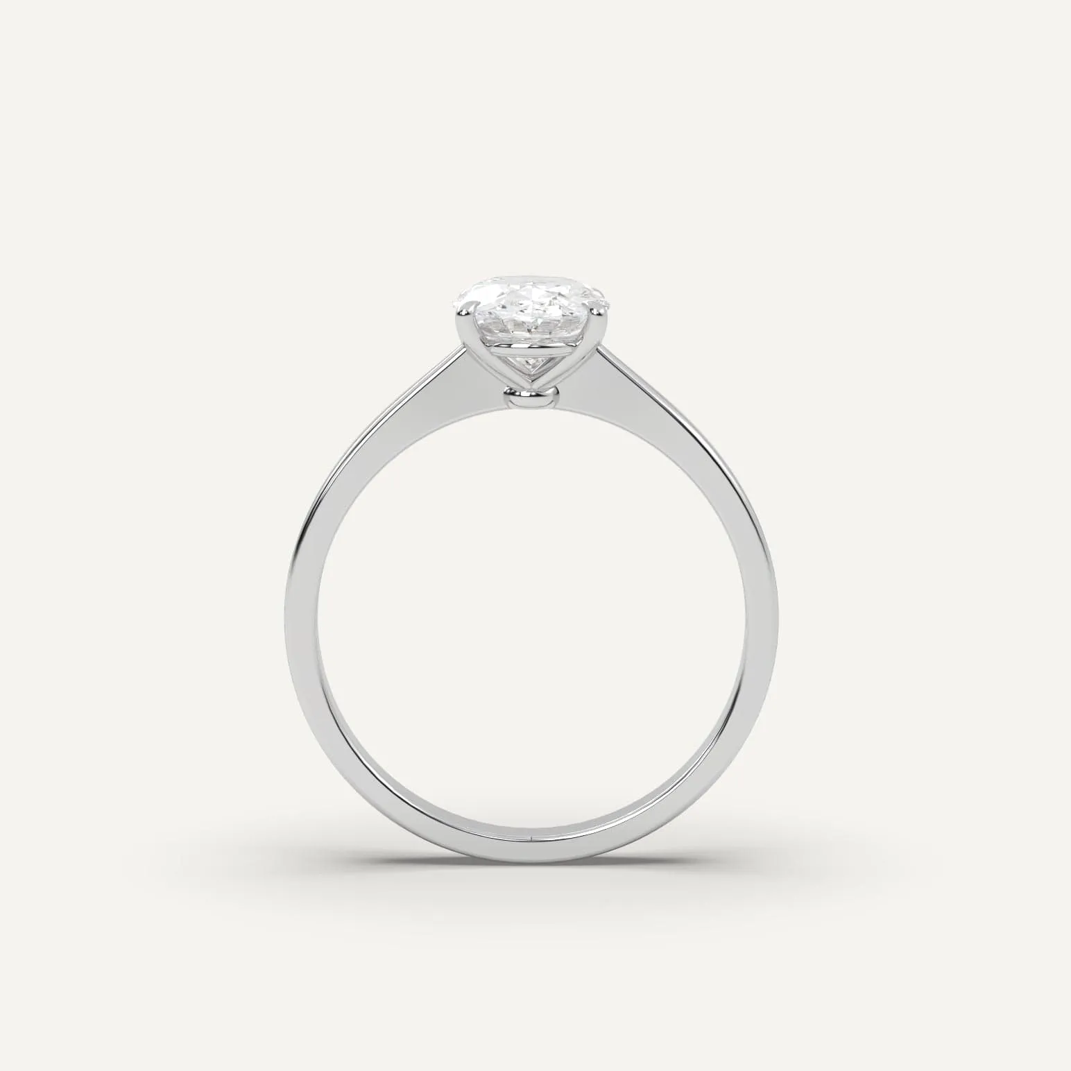 1 carat Oval Cut Diamond Ring