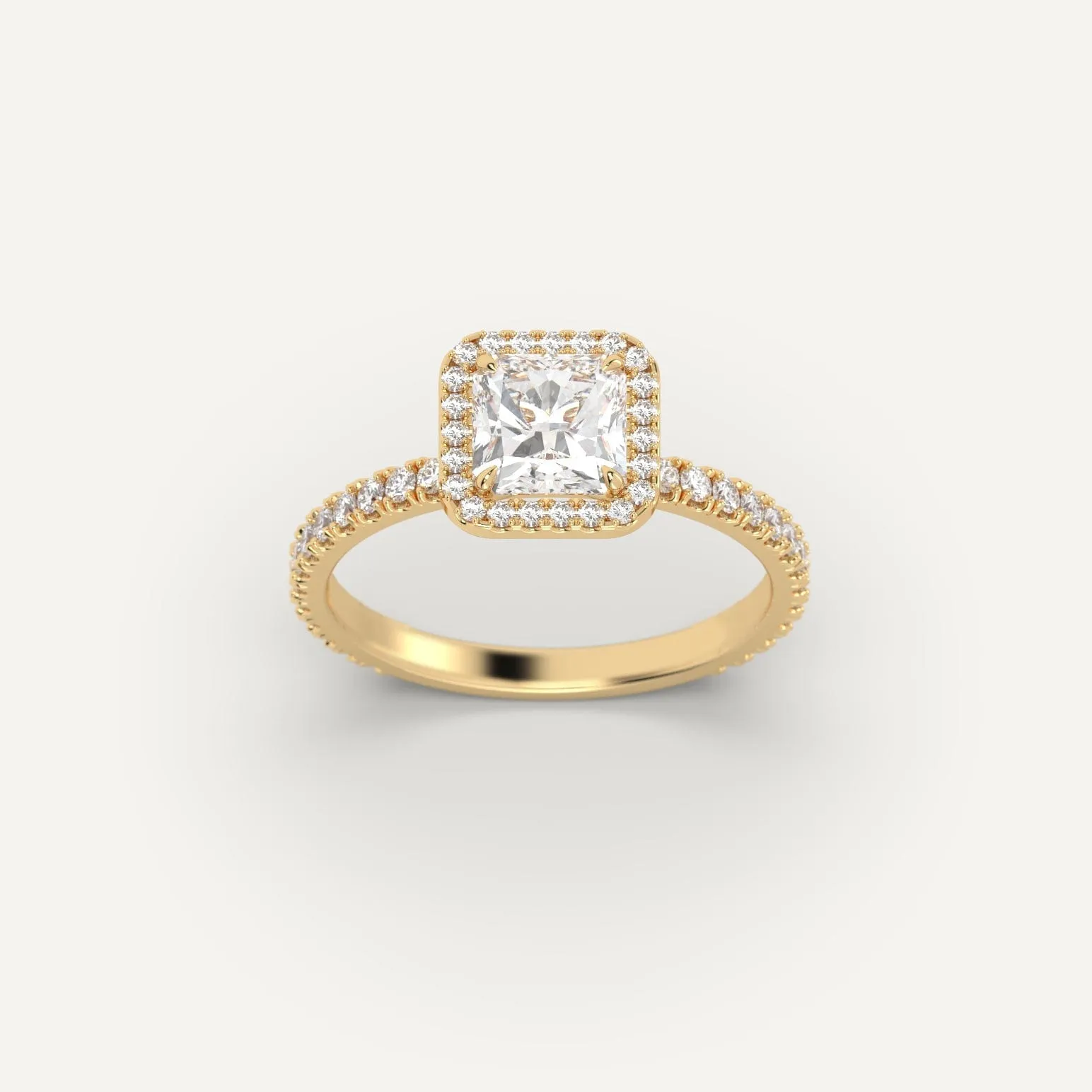 1 carat Radiant Cut Diamond Ring