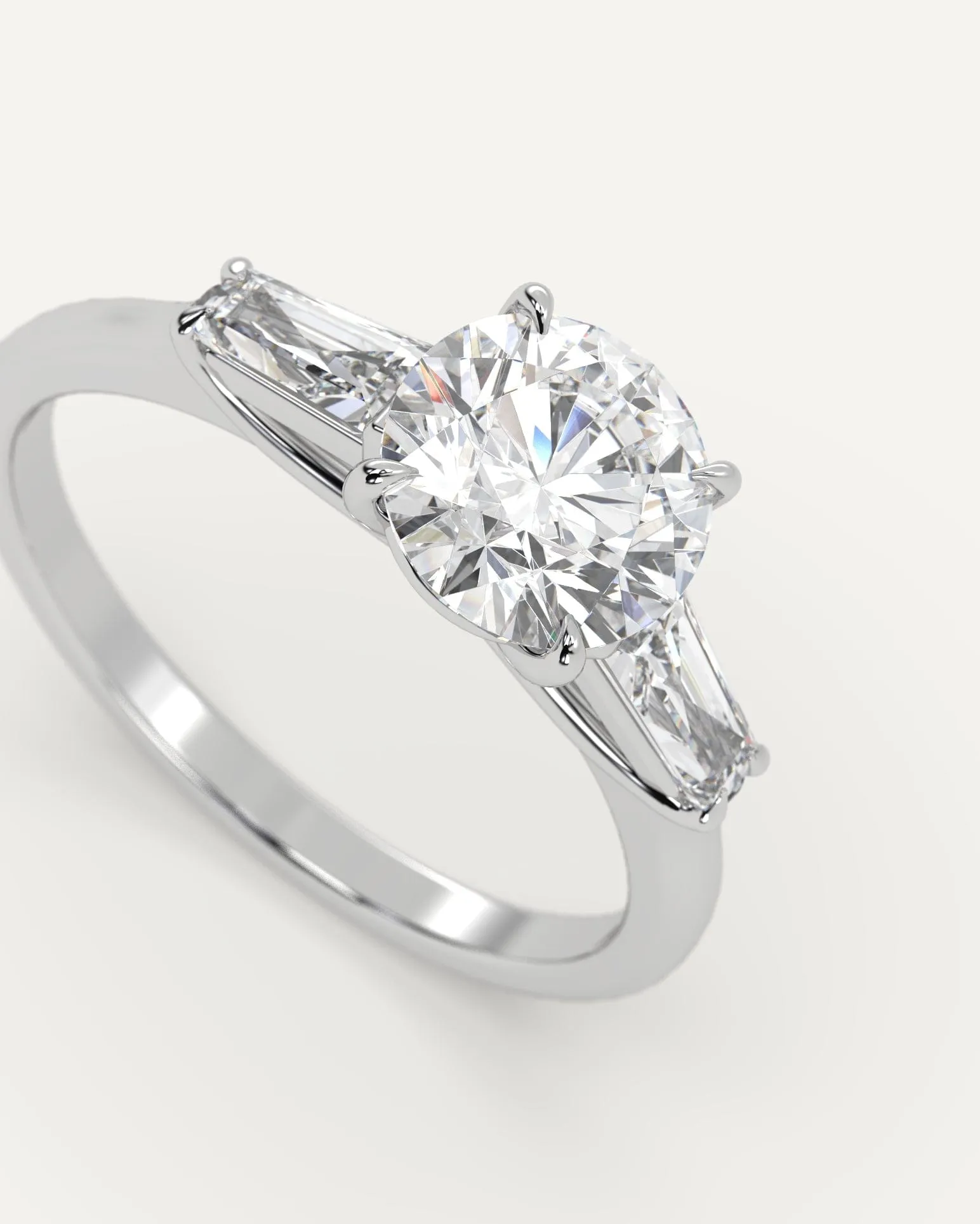 1 carat Round Cut Diamond Ring