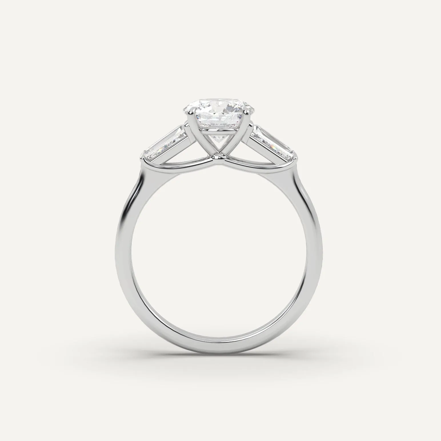 1 carat Round Cut Diamond Ring