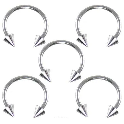 14G Steel Spike Horseshoe