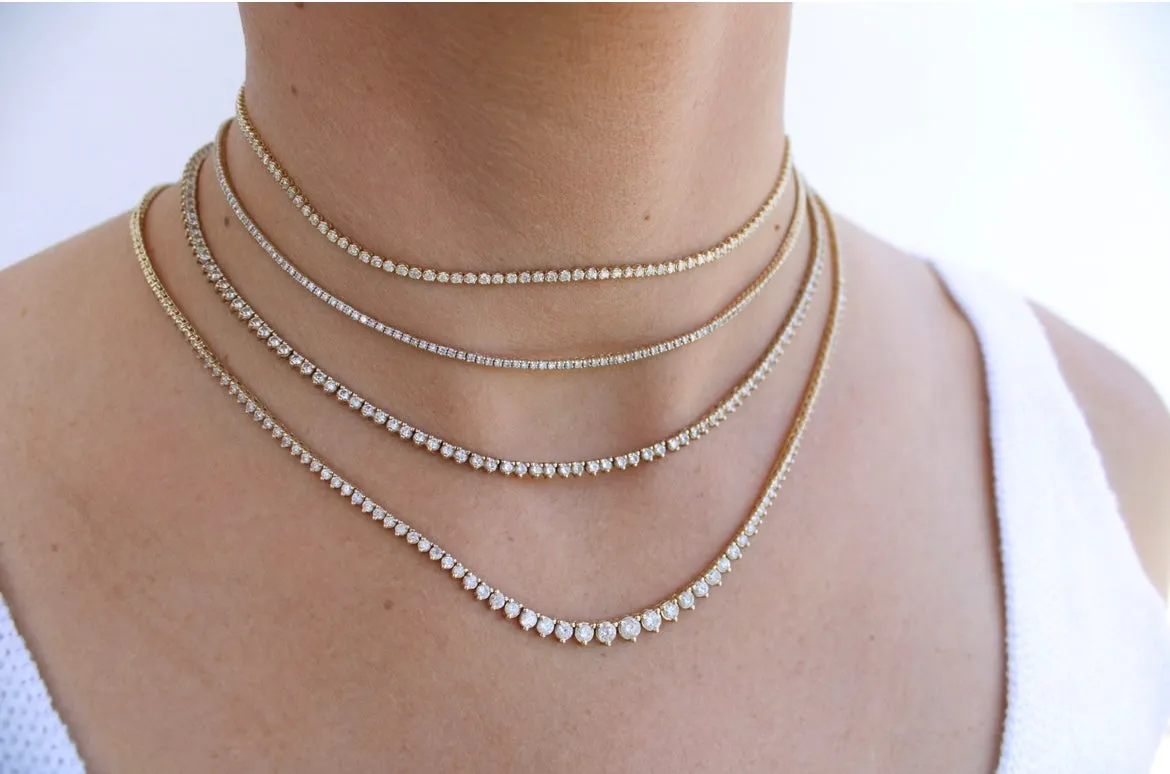 14k Buttercup Tennis Choker