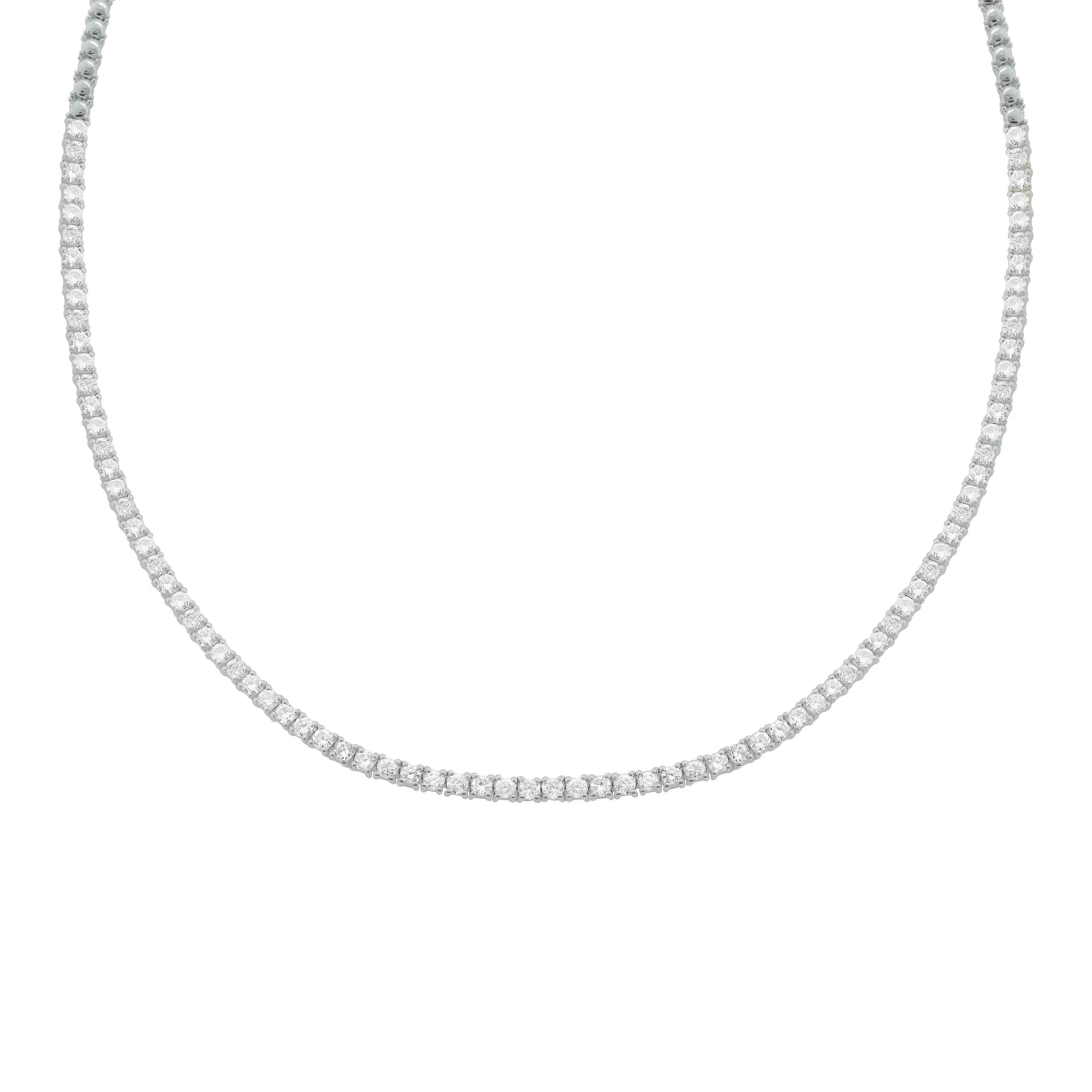 14K GOLD 3.62 CT DIAMOND ARIANA TENNIS NECKLACE