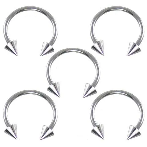 16G Steel Spike Horseshoe