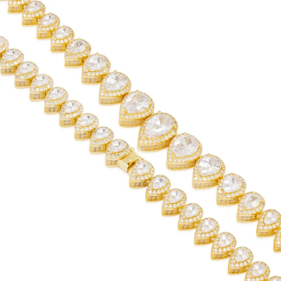 16mm Pear-Cut Tennis Chain