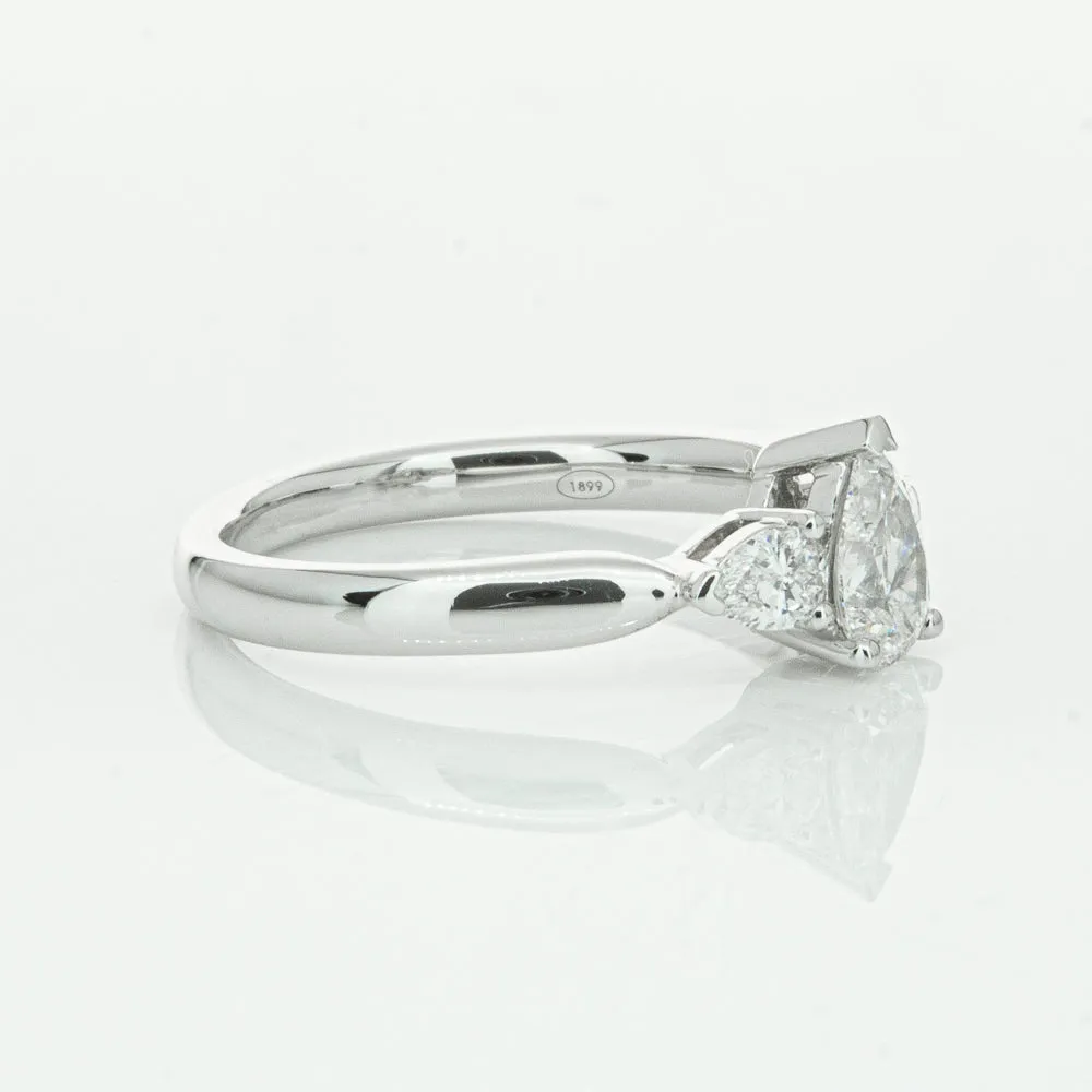 18ct White Gold .52ct Pear Cut Diamond Ayla Ring