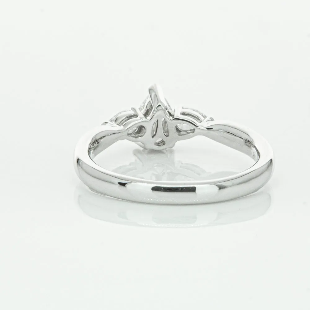 18ct White Gold .52ct Pear Cut Diamond Ayla Ring