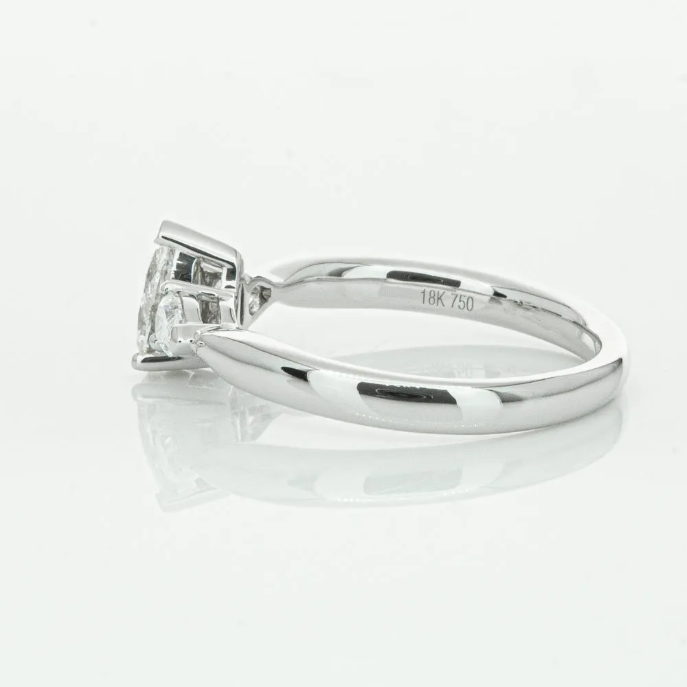 18ct White Gold .52ct Pear Cut Diamond Ayla Ring