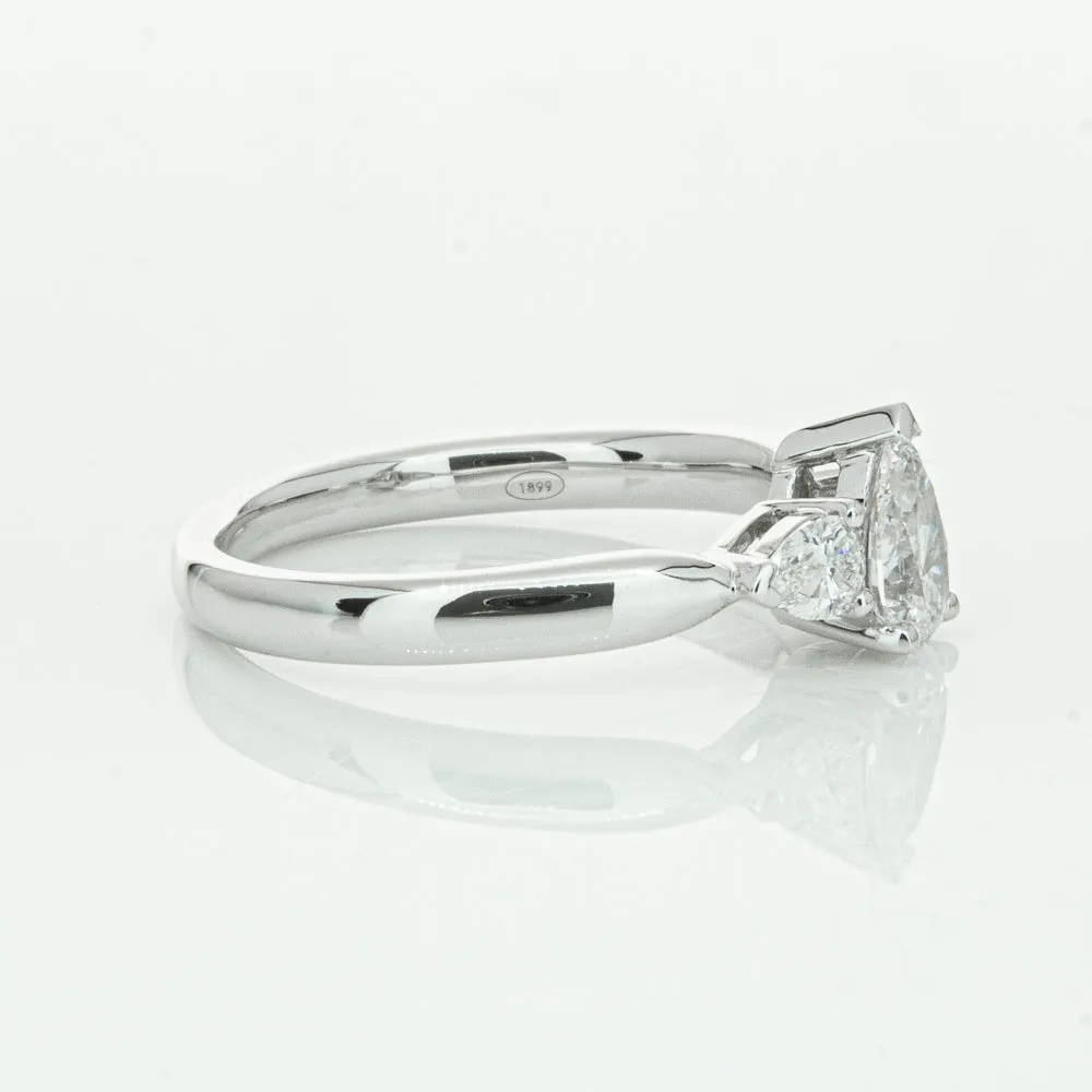 18ct White Gold .52ct Pear Cut Diamond Ayla Ring