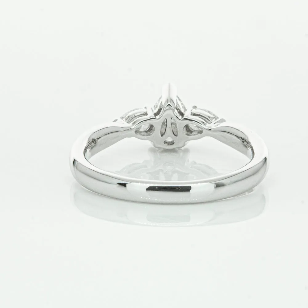 18ct White Gold .52ct Pear Cut Diamond Ayla Ring