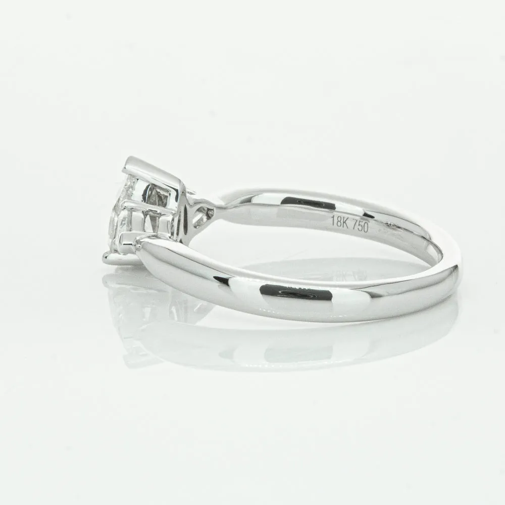 18ct White Gold .52ct Pear Cut Diamond Ayla Ring