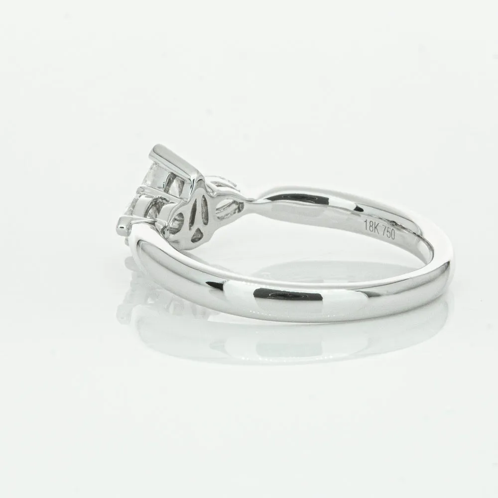 18ct White Gold .52ct Pear Cut Diamond Ayla Ring