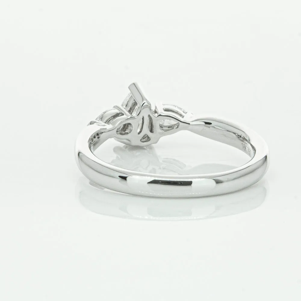 18ct White Gold .52ct Pear Cut Diamond Ayla Ring