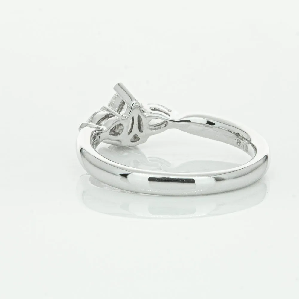 18ct White Gold .52ct Pear Cut Diamond Ayla Ring