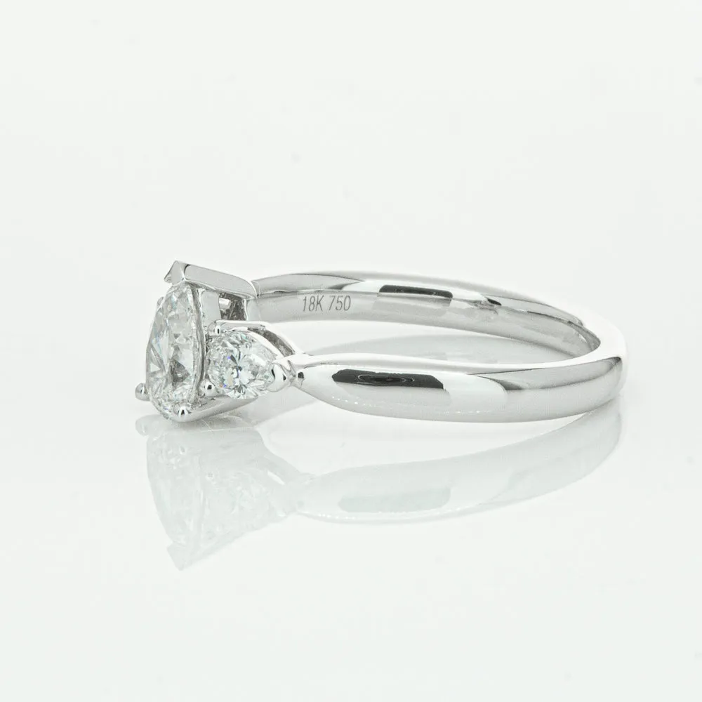 18ct White Gold .52ct Pear Cut Diamond Ayla Ring