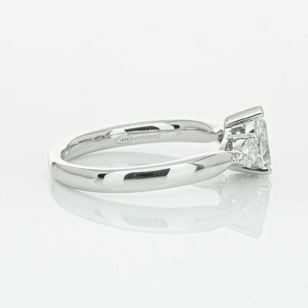 18ct White Gold .52ct Pear Cut Diamond Ayla Ring