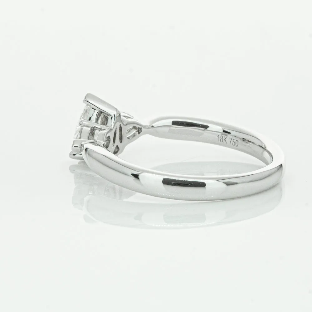 18ct White Gold .52ct Pear Cut Diamond Ayla Ring