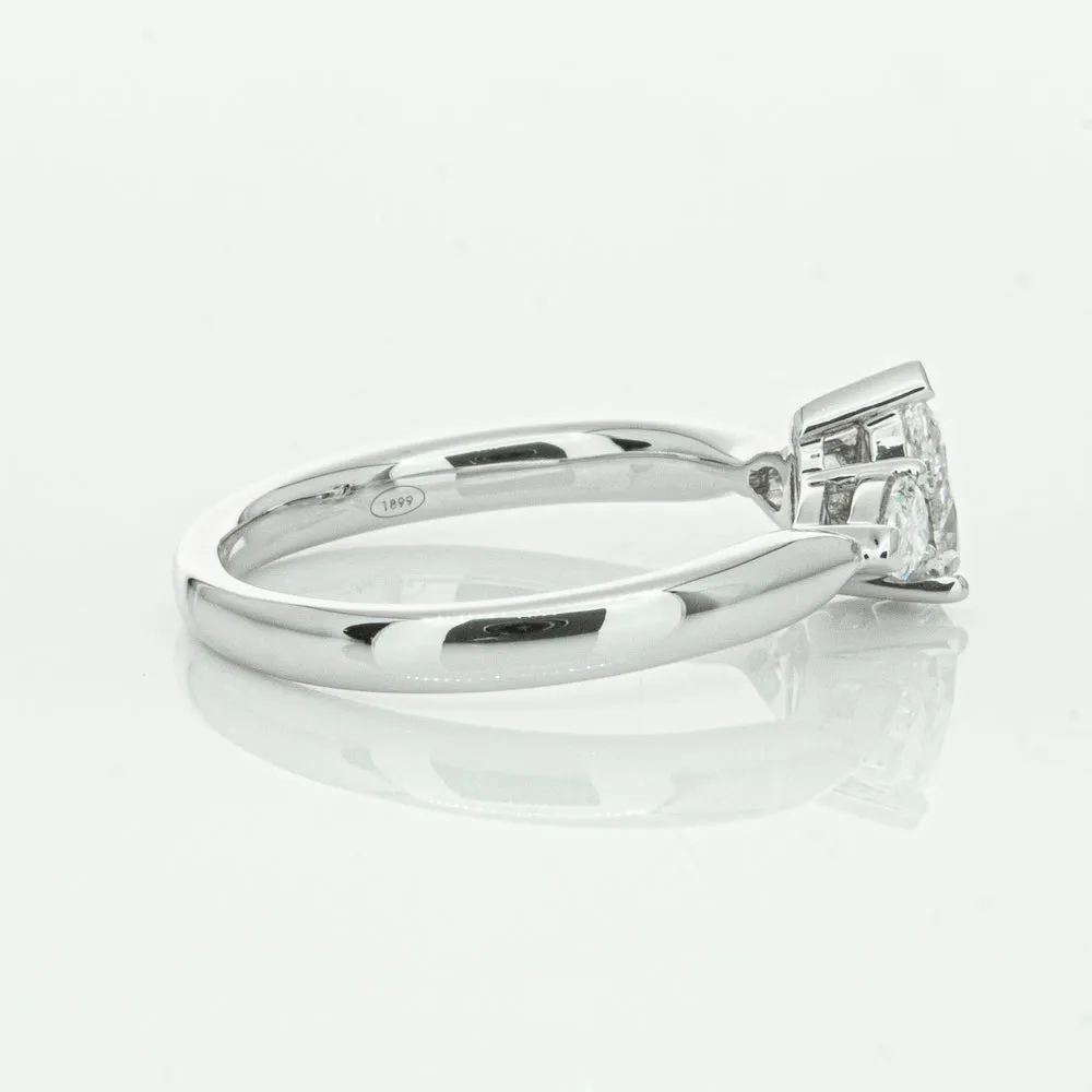 18ct White Gold .52ct Pear Cut Diamond Ayla Ring