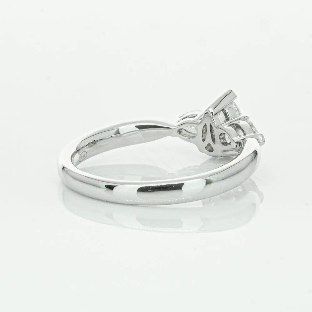 18ct White Gold .52ct Pear Cut Diamond Ayla Ring