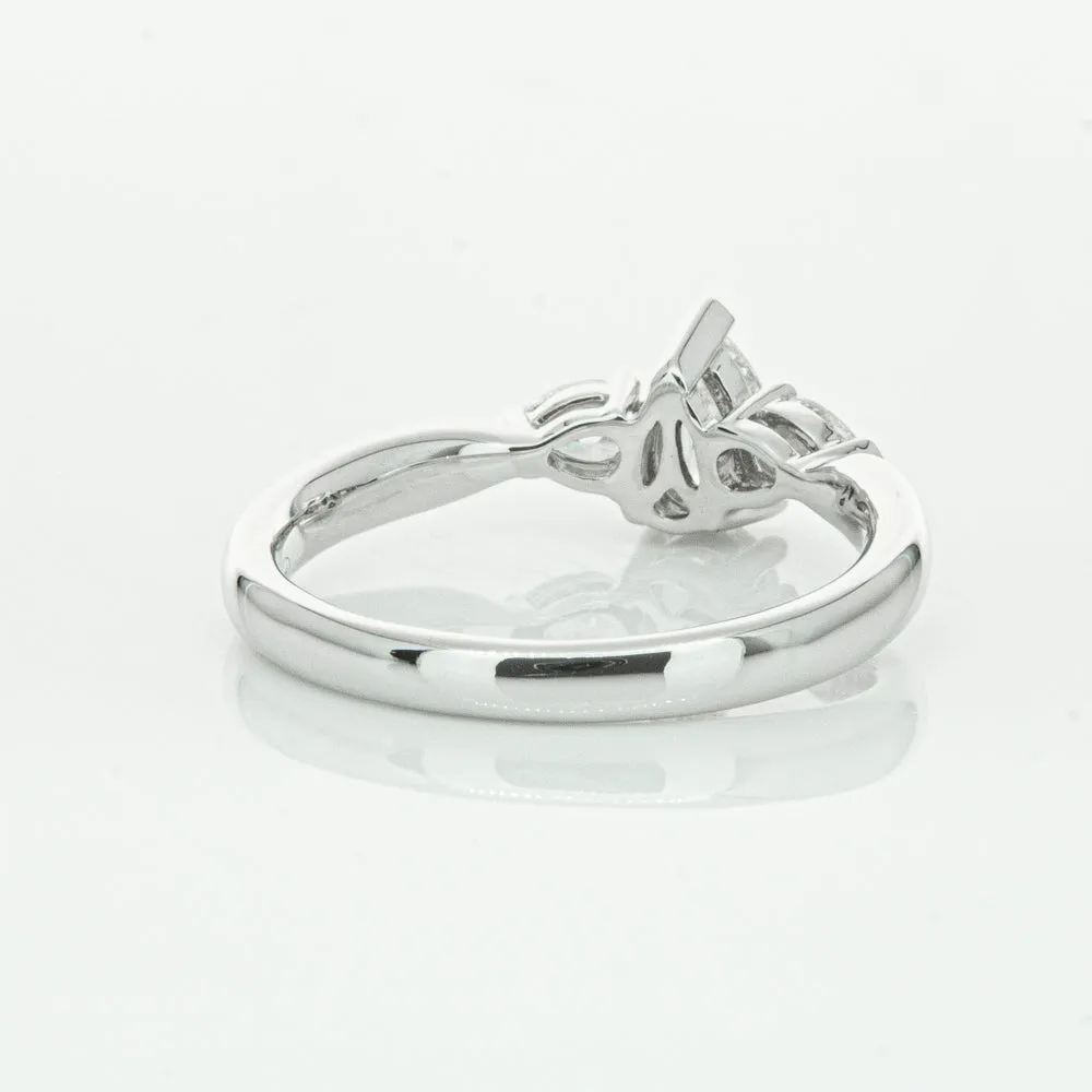 18ct White Gold .52ct Pear Cut Diamond Ayla Ring