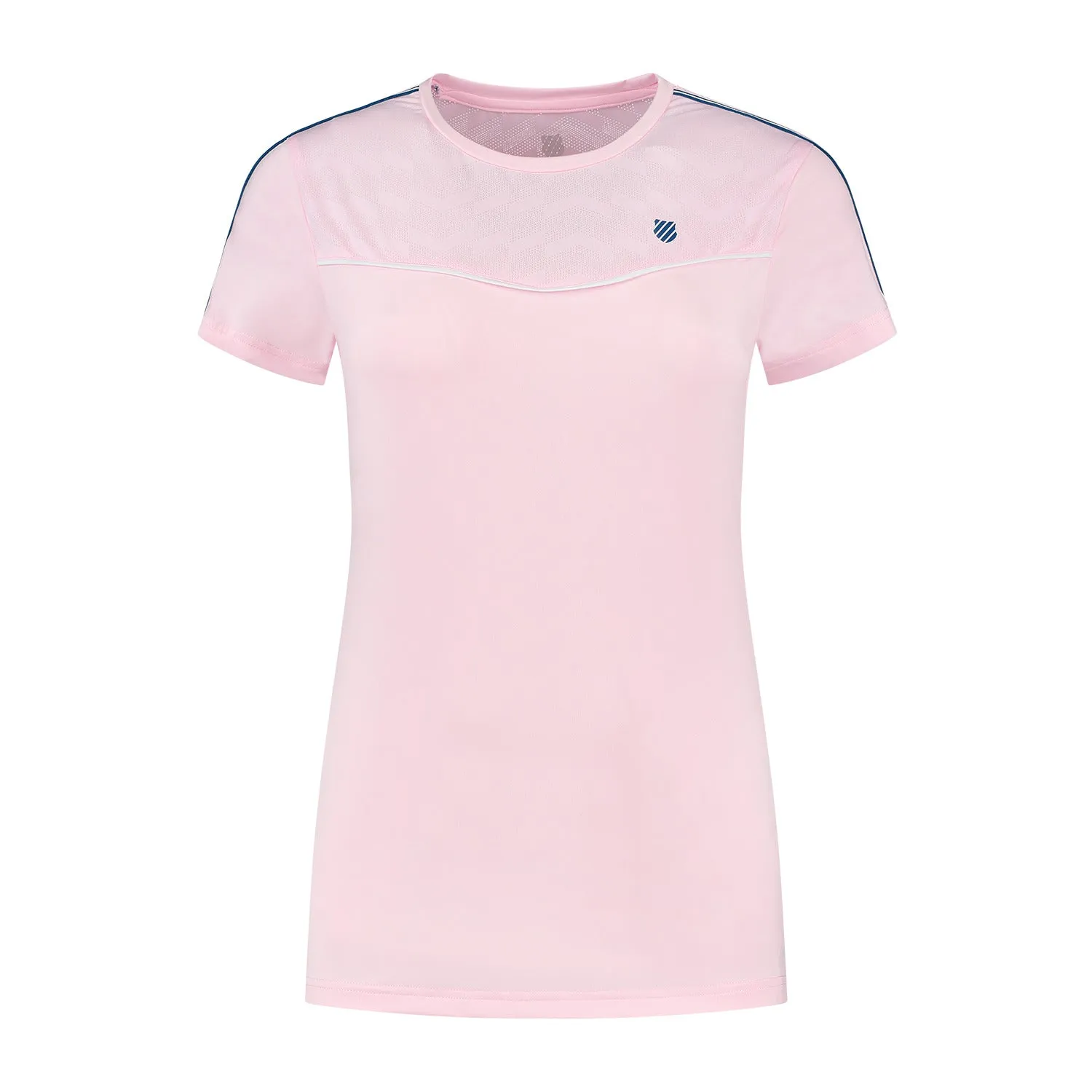 195814-672 | HYPERCOURT ROUND NECK TOP MESH