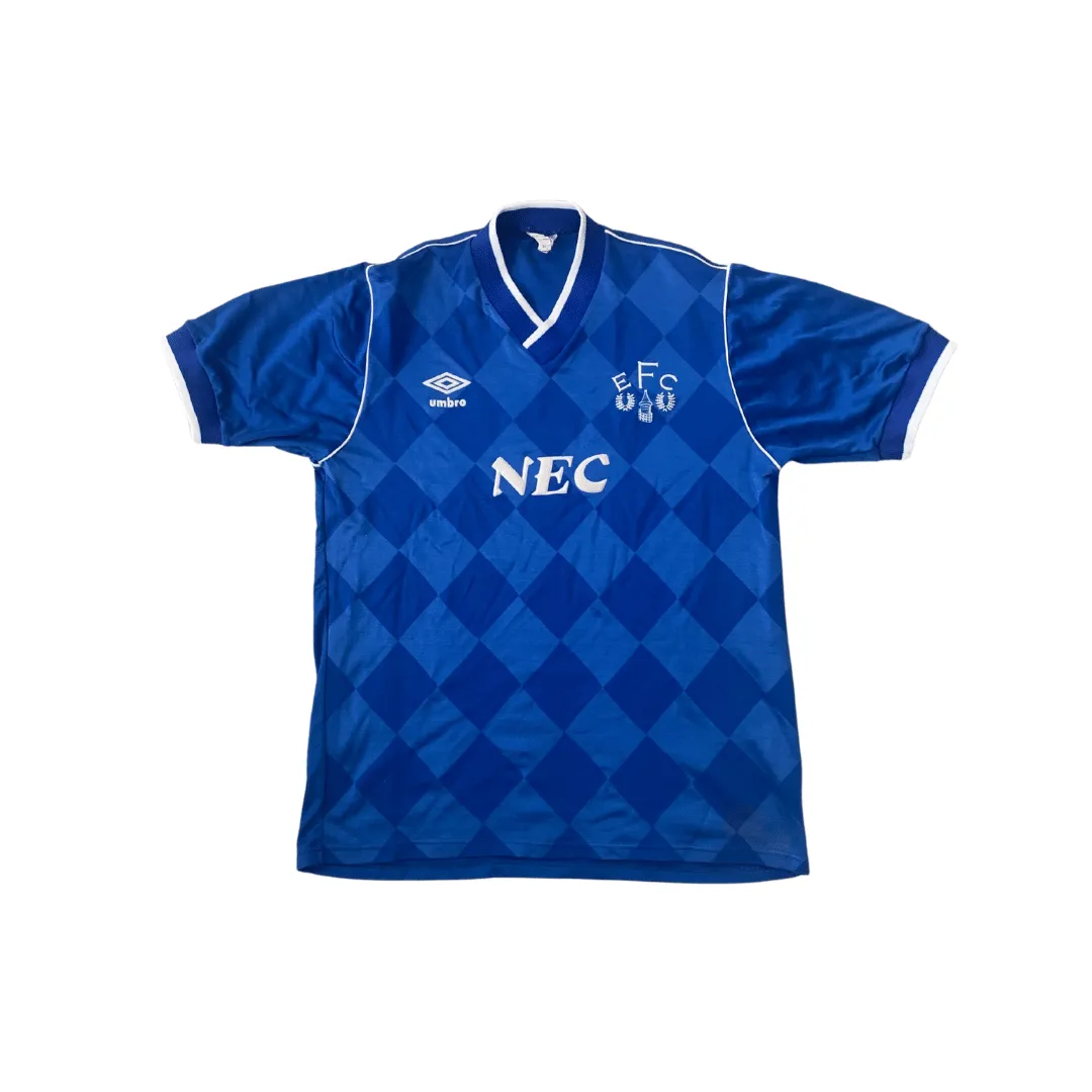 1986-89 Everton Home Shirt M (Excellent)