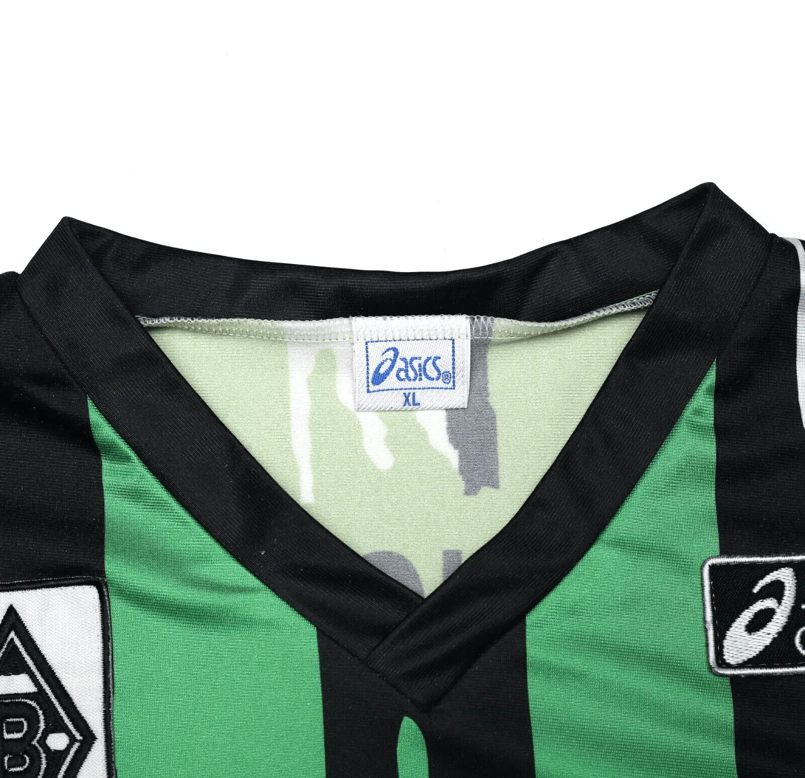 1993/95 BORUSSIA MONCHENGLADBACH Vintage ASICS Away LS Football Shirt Jersey L/XL