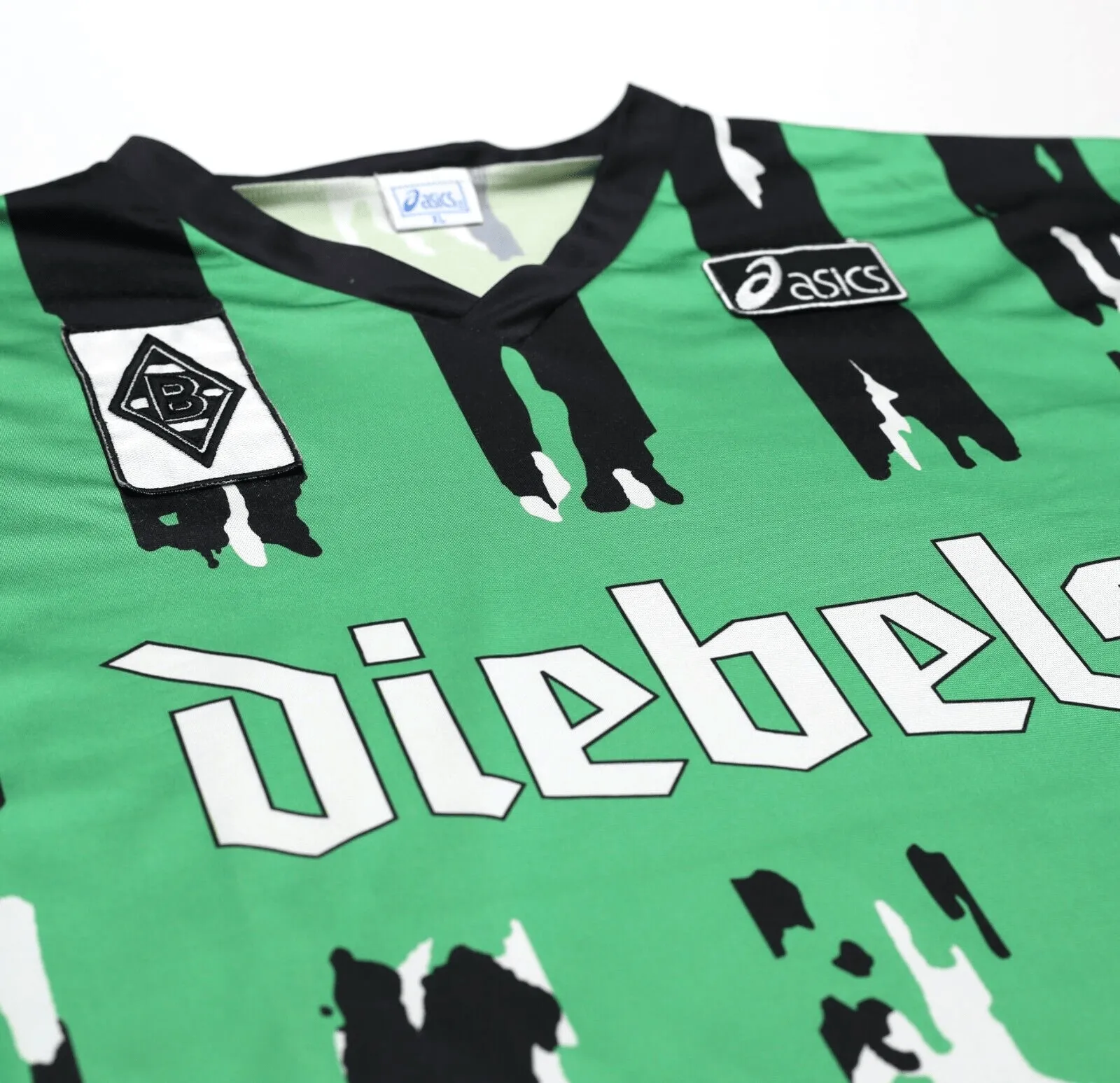 1993/95 BORUSSIA MONCHENGLADBACH Vintage ASICS Away LS Football Shirt Jersey L/XL