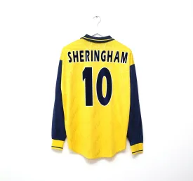 1995/97 SHERINGHAM #10 Tottenham Hotspur Vintage PONY Long Sleeve Third Football Shirt (L)