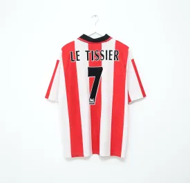 1997/99 LE TISSIER #7 Southampton Vintage PONY Home Football Shirt Jersey (L)