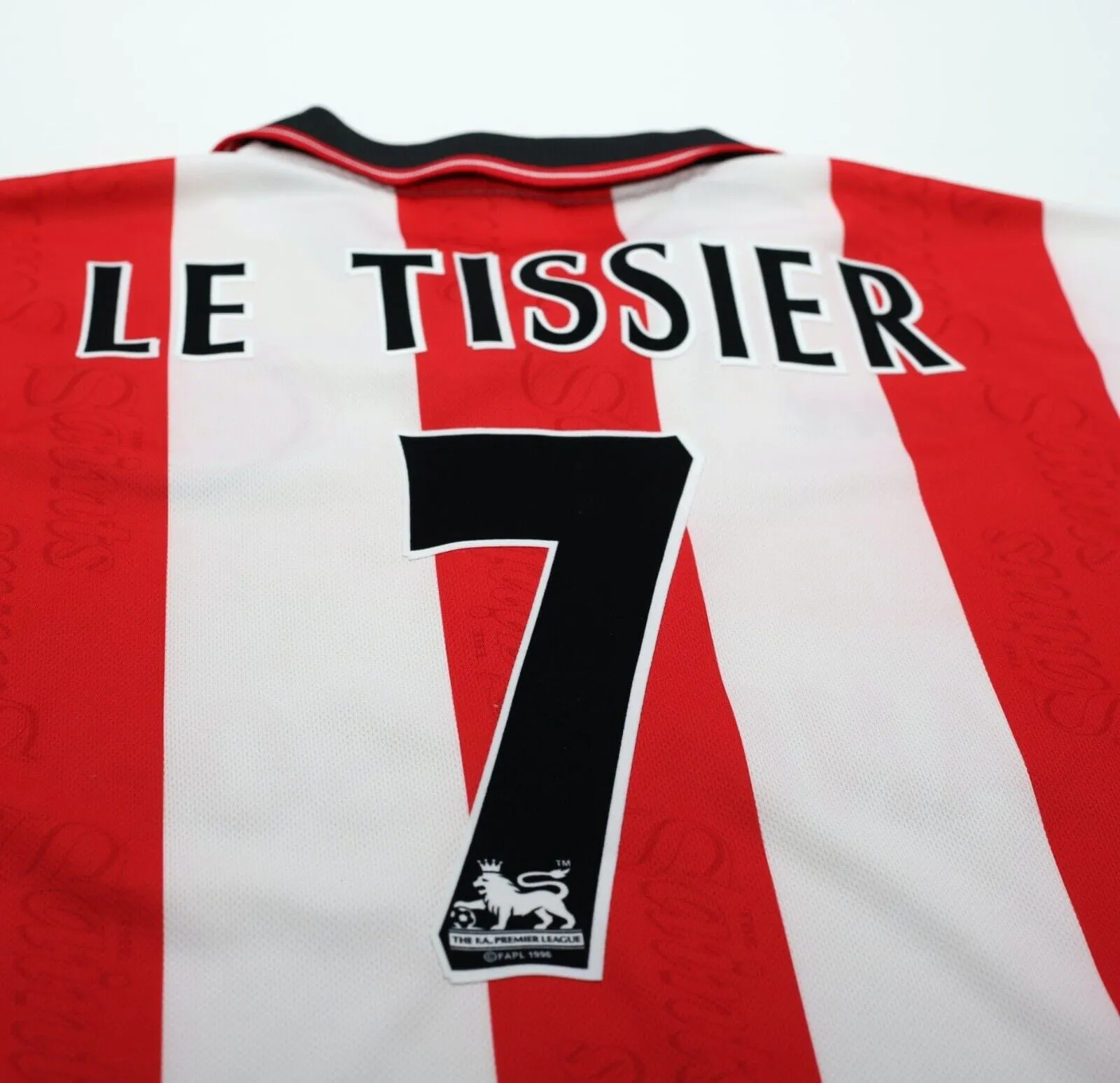 1997/99 LE TISSIER #7 Southampton Vintage PONY Home Football Shirt Jersey (L)