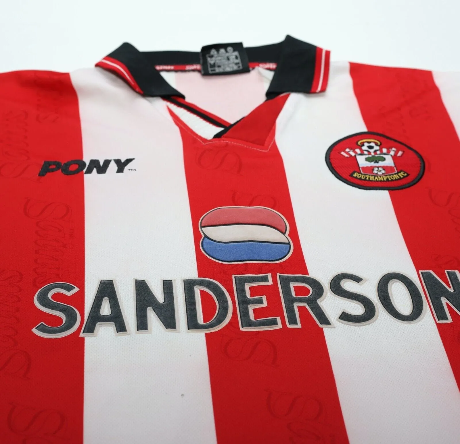 1997/99 LE TISSIER #7 Southampton Vintage PONY Home Football Shirt Jersey (L)