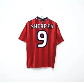 1997/99 SHEARER #9 England Vintage Umbro Away Football Shirt (M) Le Tournoi