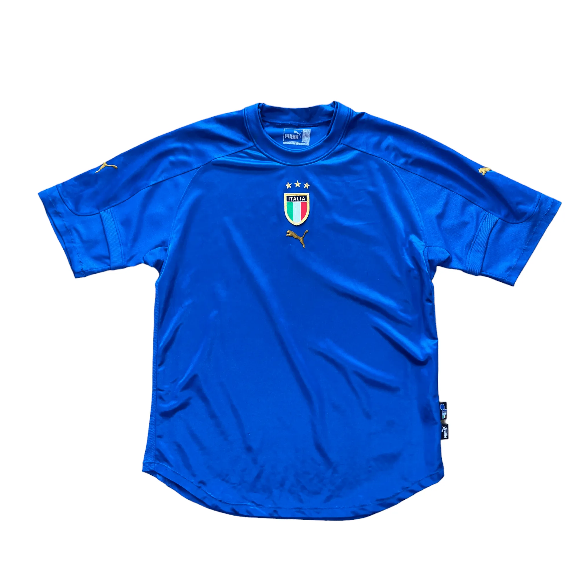 2004-06 Blue Puma Italy Home Shirt - Large