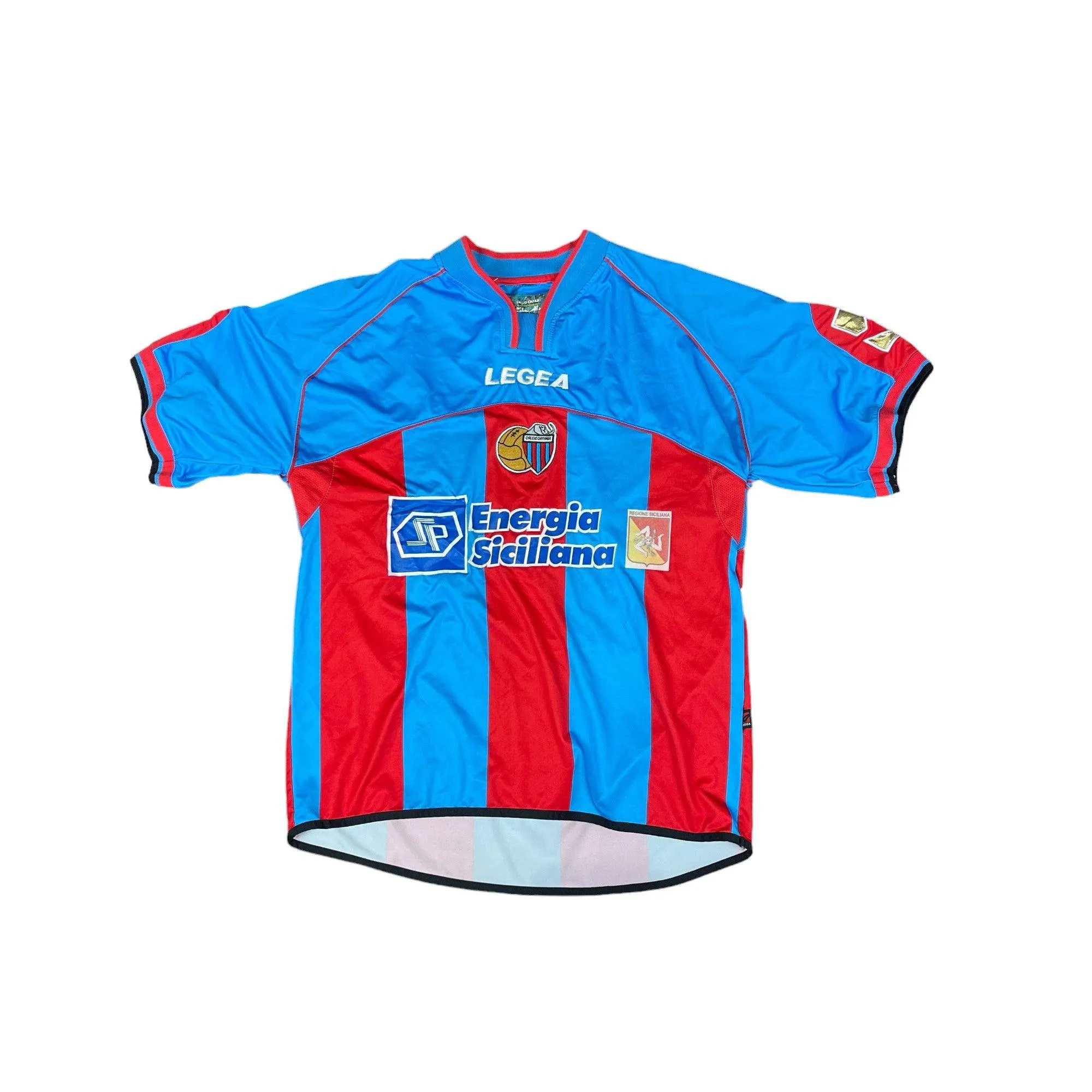 2005-06 Red   Blue Catina Vargas Home Tee - Large