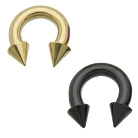 4G Ion Plated Spike Horseshoe