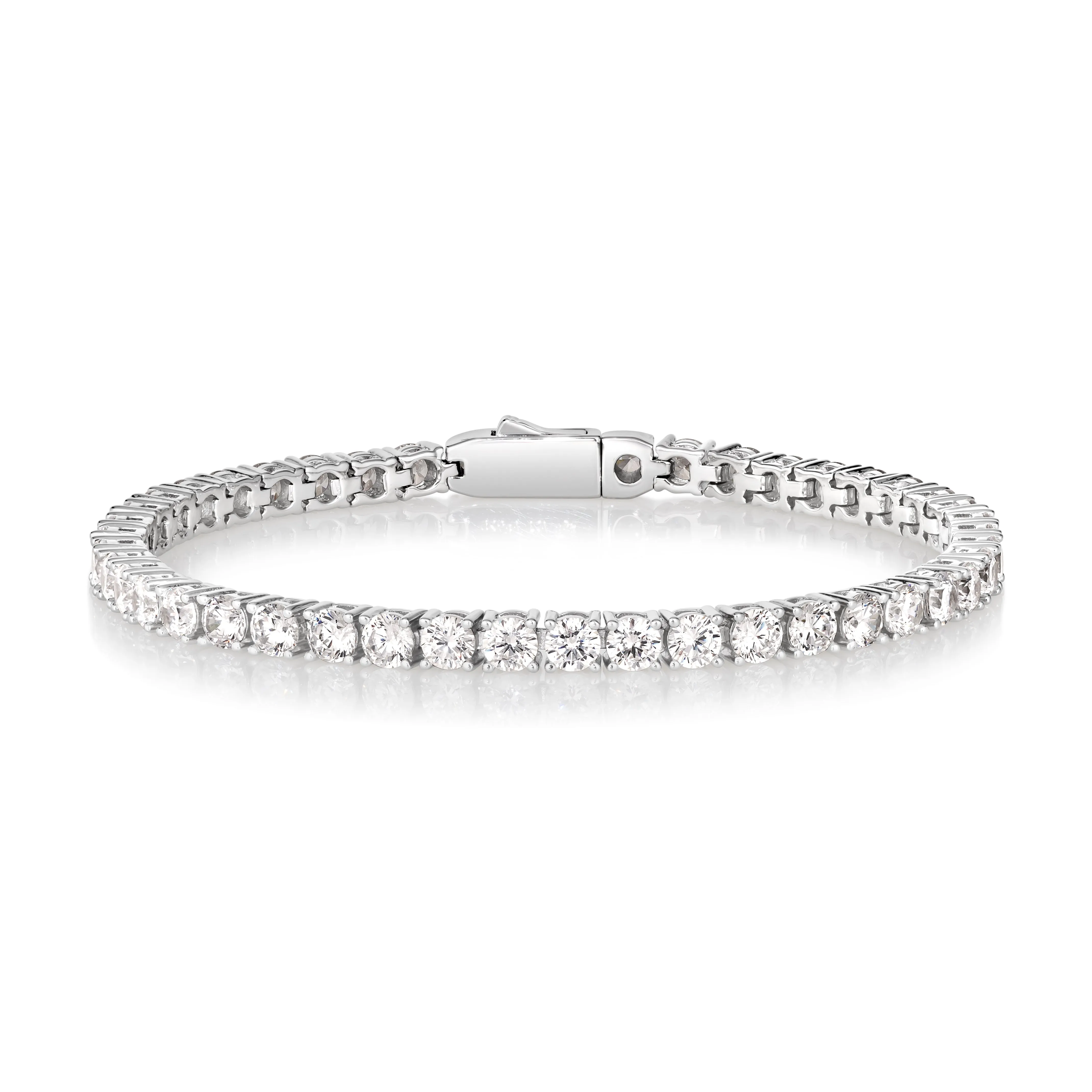 5 Carat Straight Line Tennis Bracelet