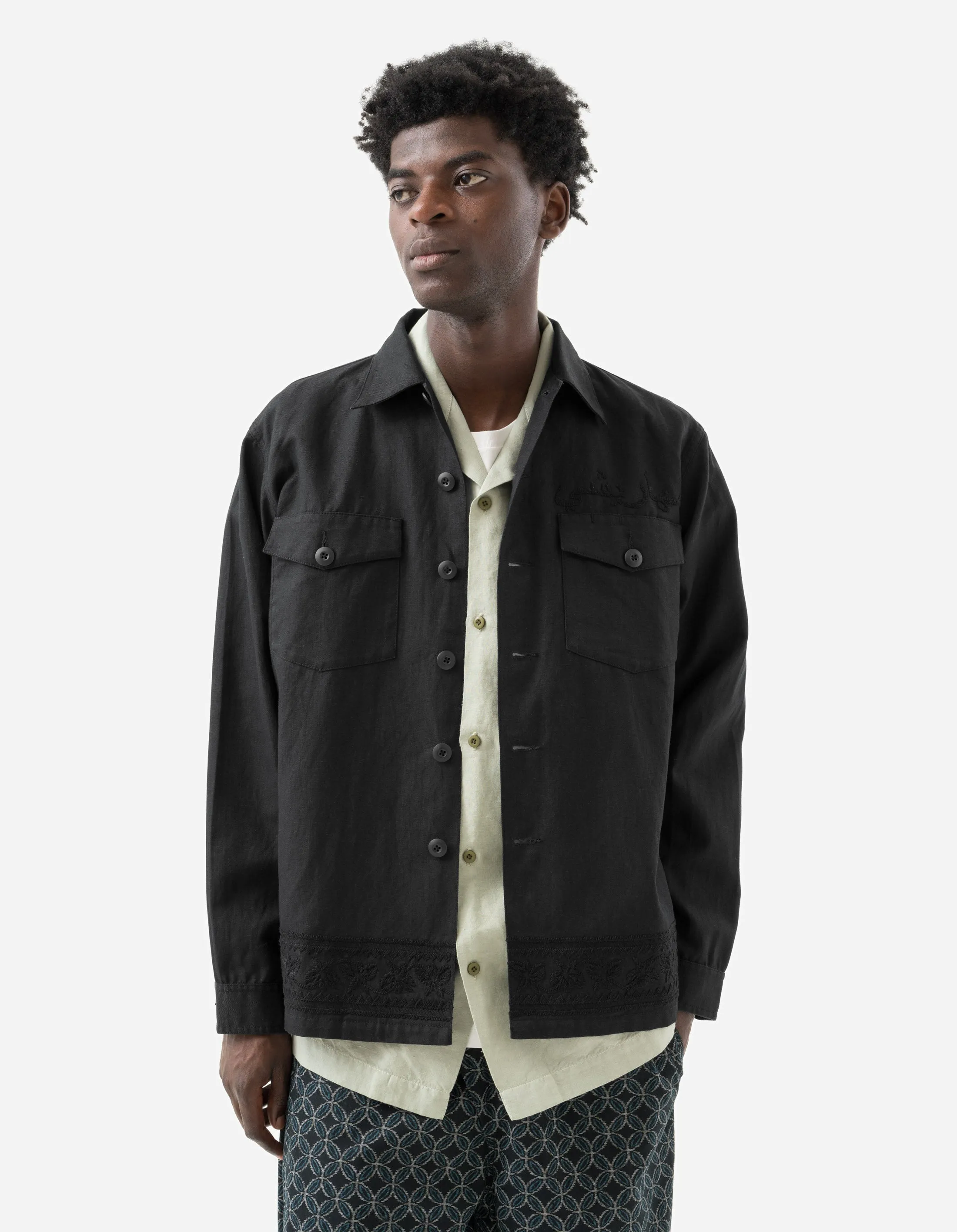 5237 Thar Dragon Utility Shirt Black