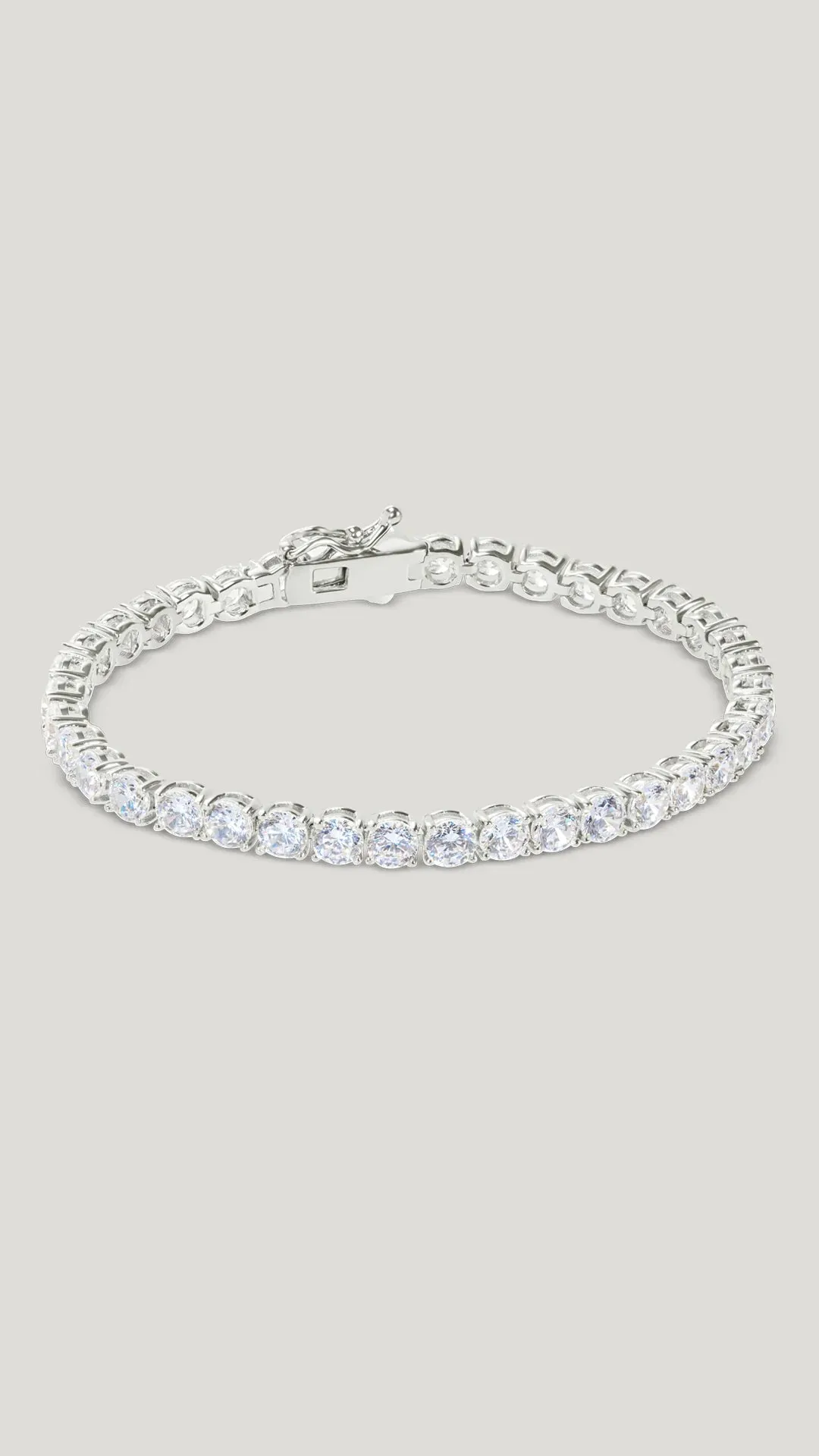 5mm Tennis Bracelet Silver