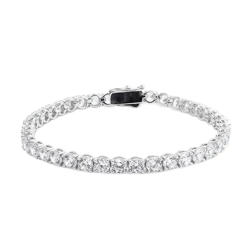 5mm Tennis Bracelet Silver