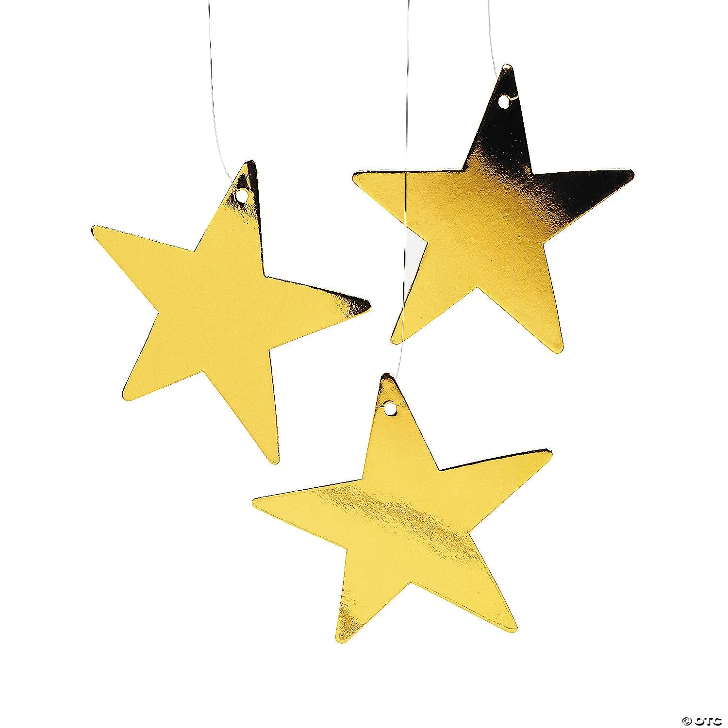 5" Gold Star Cutouts