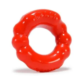 6-Pack Cockring Atomic Jock - Red Solid