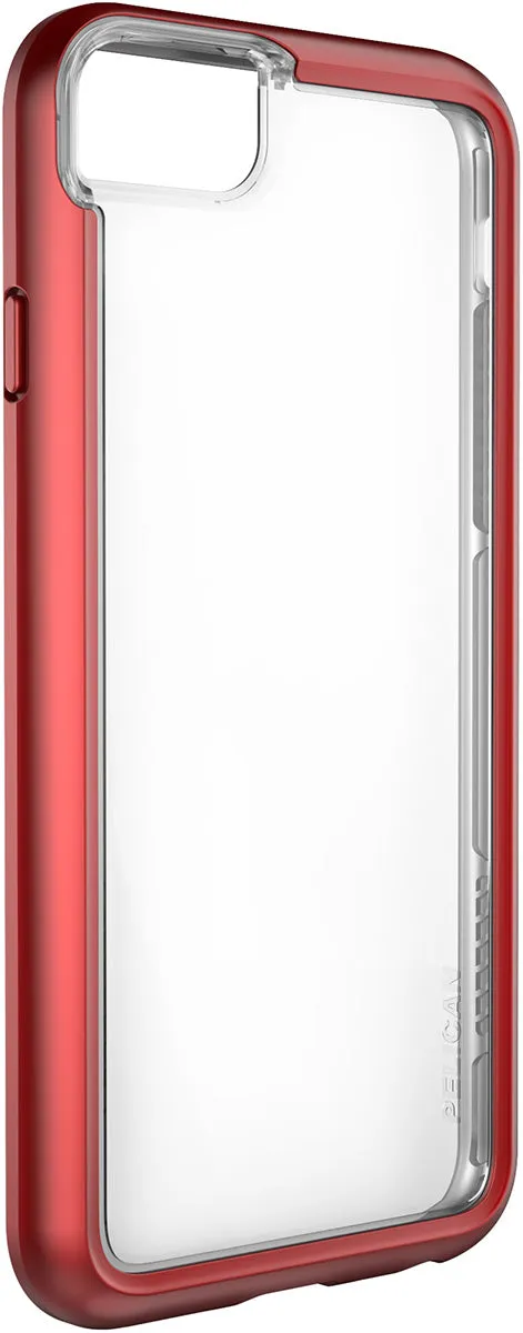 Adventurer Case for Apple iPhone 6 / 6s / 7 / 8 / SE - Clear Metallic Red