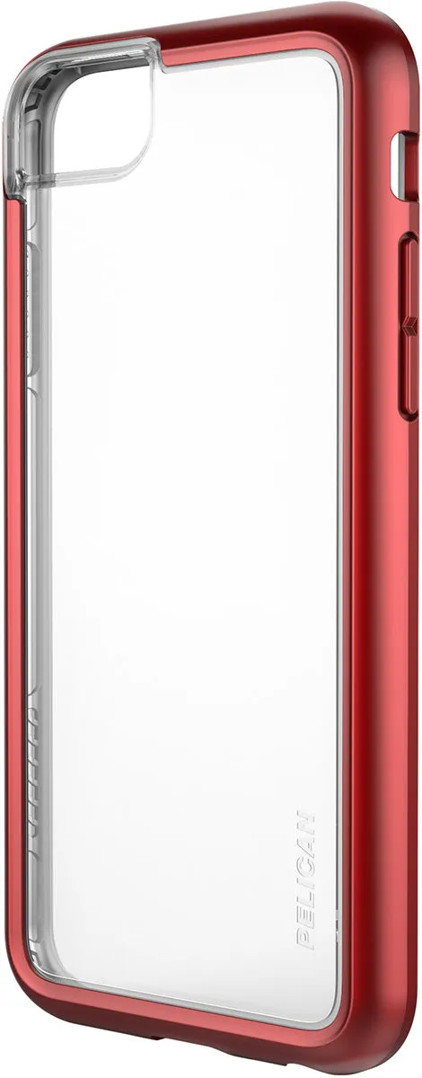 Adventurer Case for Apple iPhone 6 / 6s / 7 / 8 / SE - Clear Metallic Red