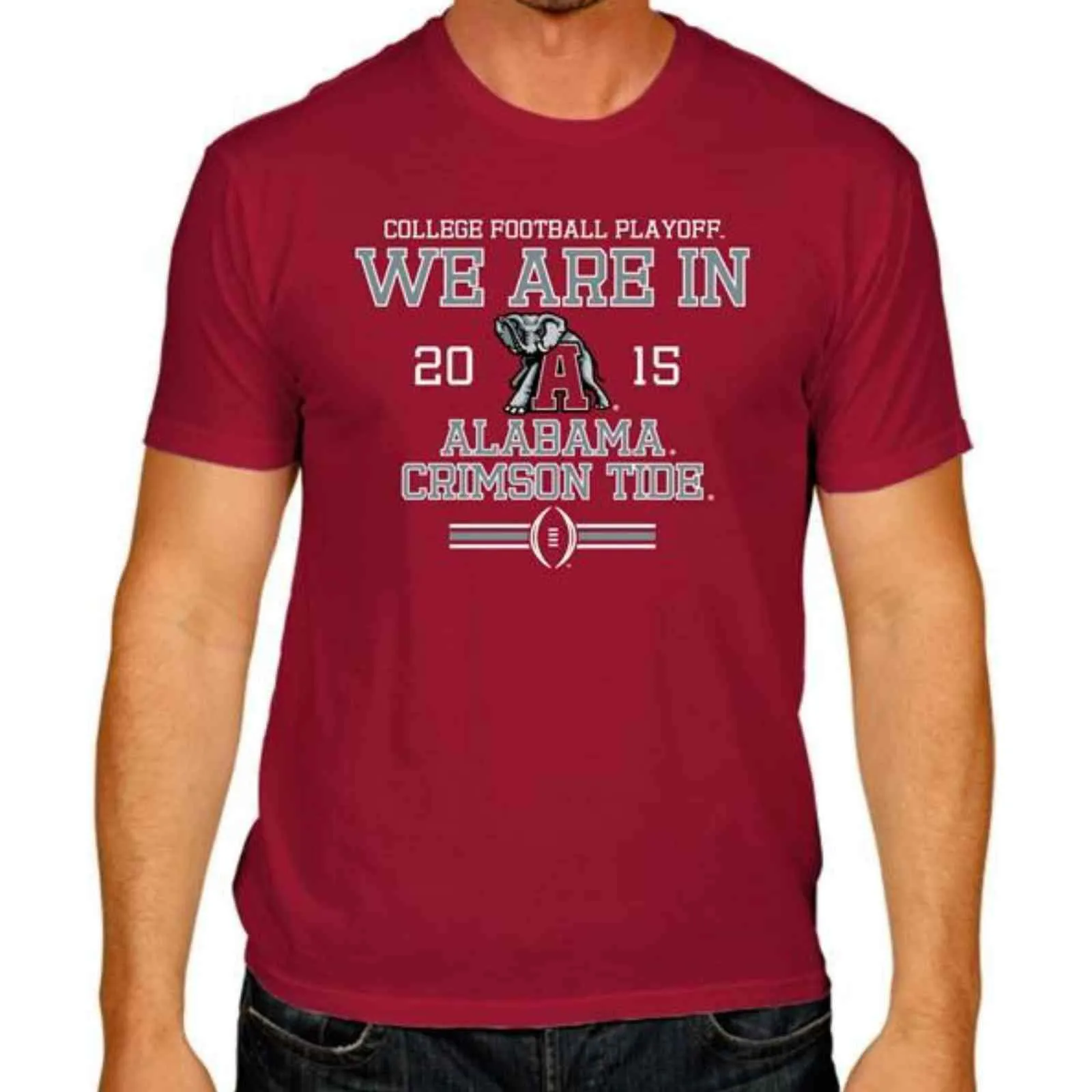 Alabama Crimson Tide Victory 2015 We Are In College Football Playoff T-Shirt