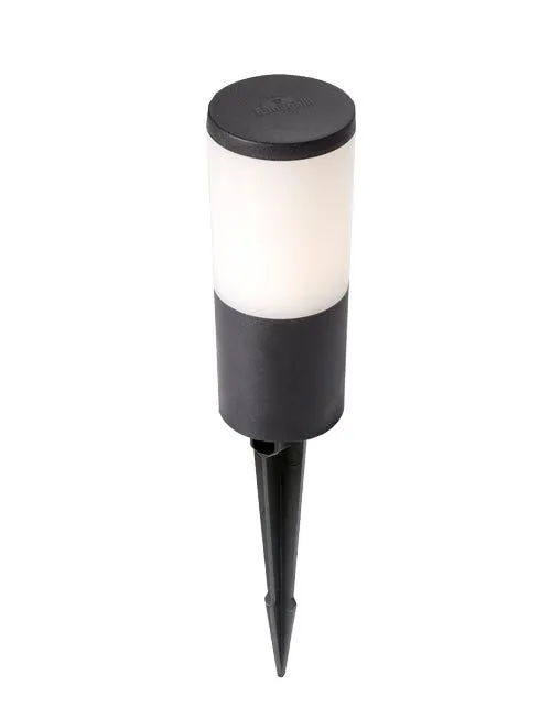 Amelia 250 mm Black/Grey Opal LED 6W CCT Bollard Spike Light CLEARANCE