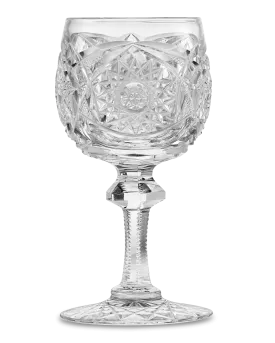 American Brilliant Cut Glass Goblet