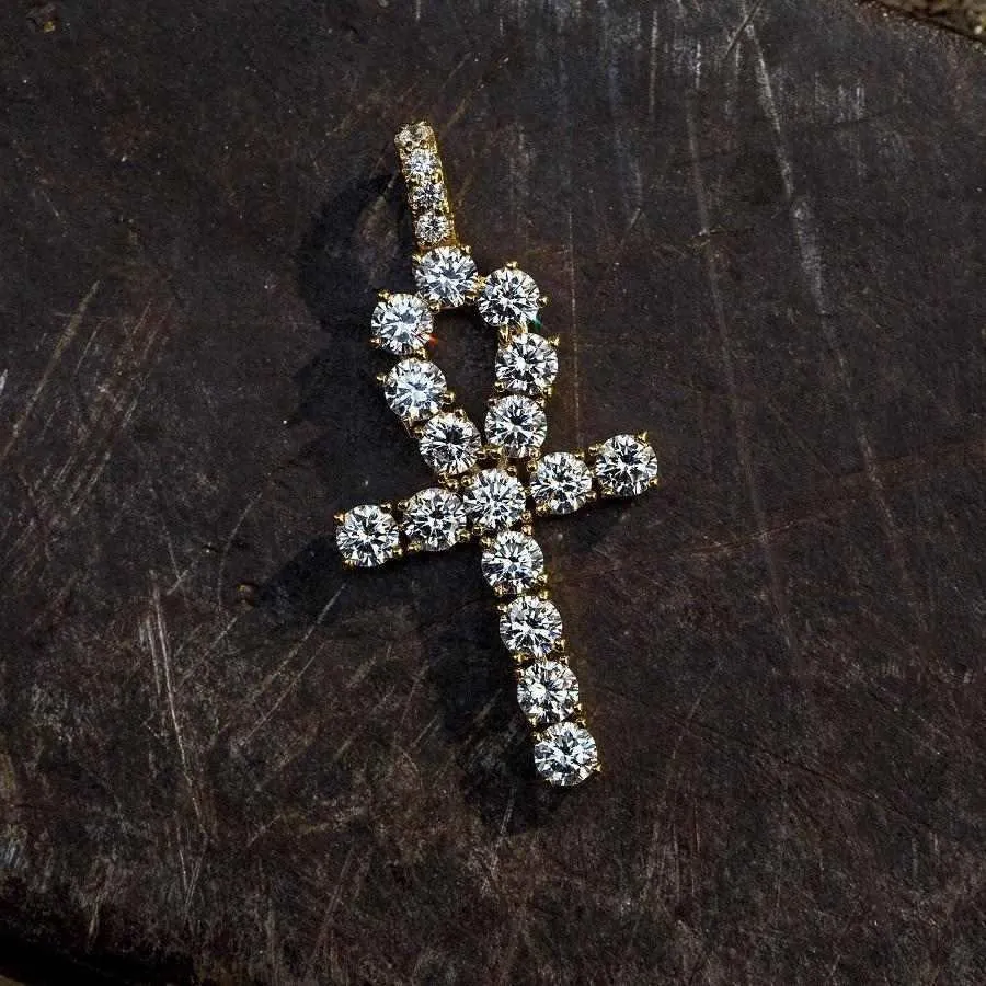 Ankh Cross in Yellow Gold