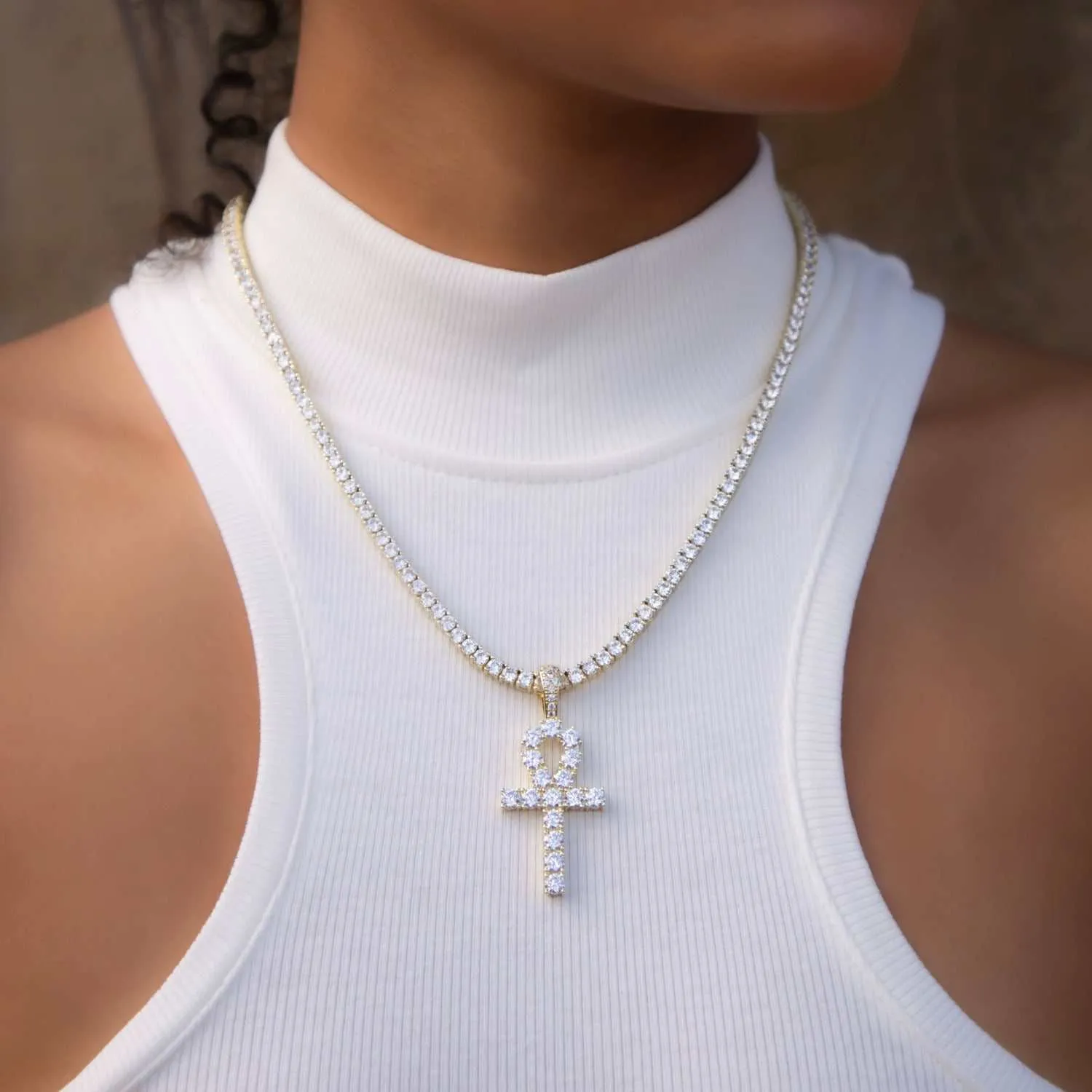 Ankh Cross in Yellow Gold