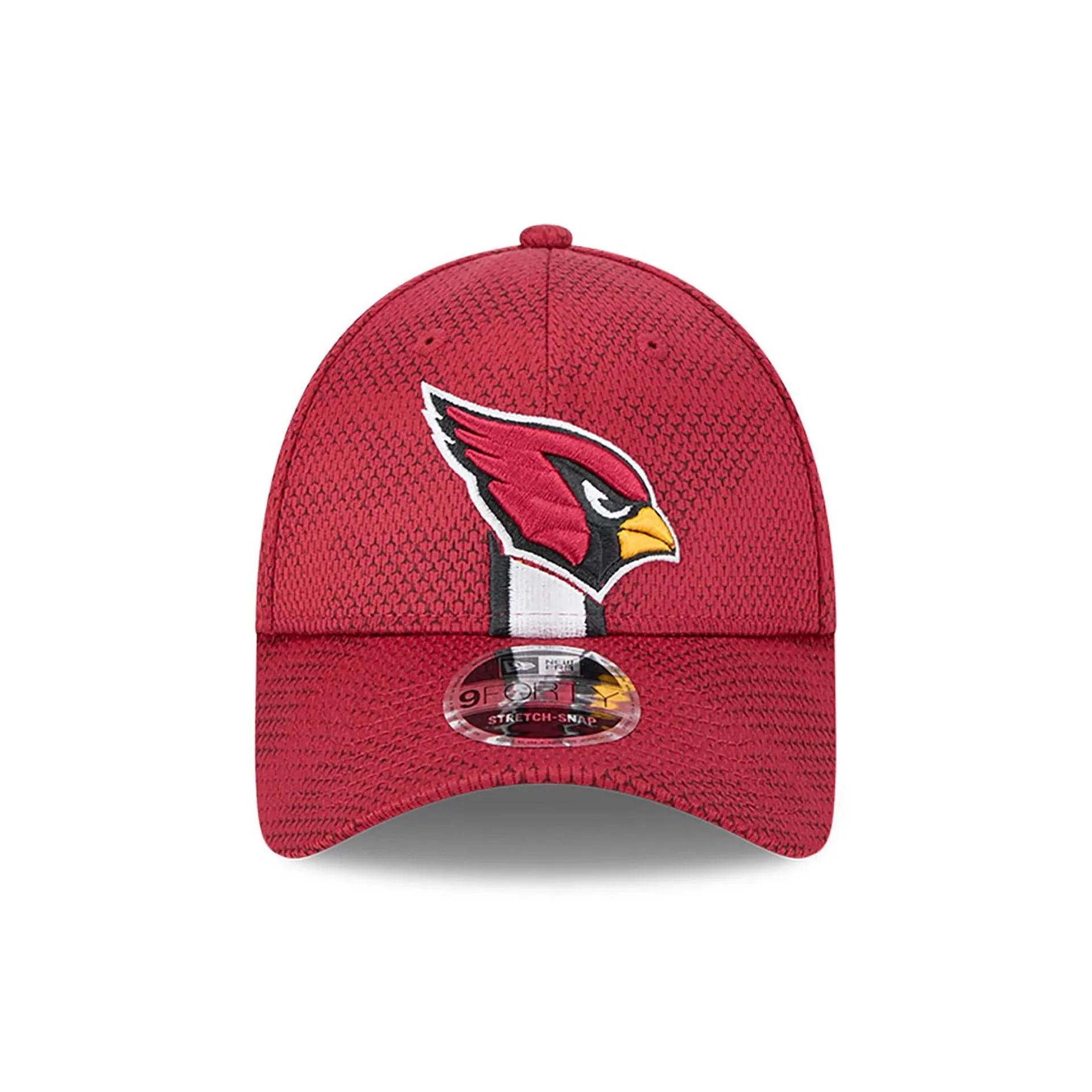 Arizona Cardinals NFL Sideline 2024 Dark Red 9FORTY Stretch Snap Cap